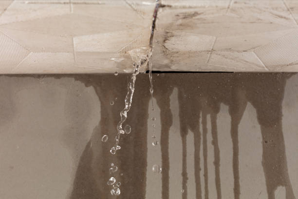 Professional Burst Pipe Cleanup technician working in Thompsonville, CT